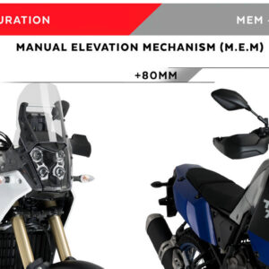 Mecanismo de elevación de pantalla de Motoplastic Puig para la Yamaha Tenere 700
