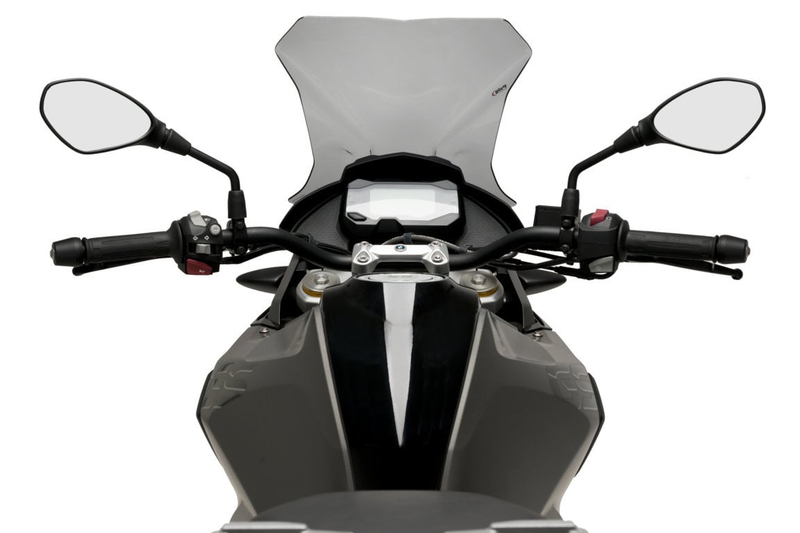 Parabrisas Puig Touring para Bmw G 310 GS 4 Imagen del puEsto de conducción de la Bmw G 310 GS