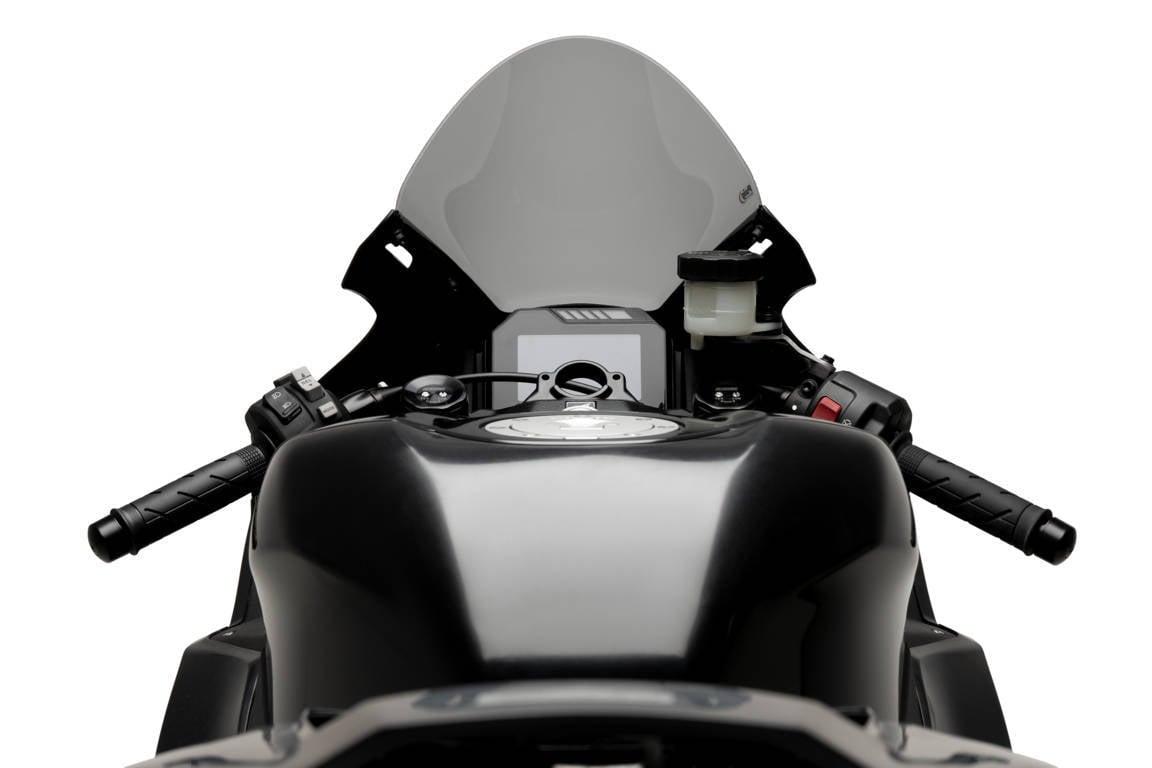 Cúpula Puig R-Racer para Honda CBR 600 RR de 2024 5 Imagen del frontal de la cupula puig r racer para la honda cbr 600 rr de 2024