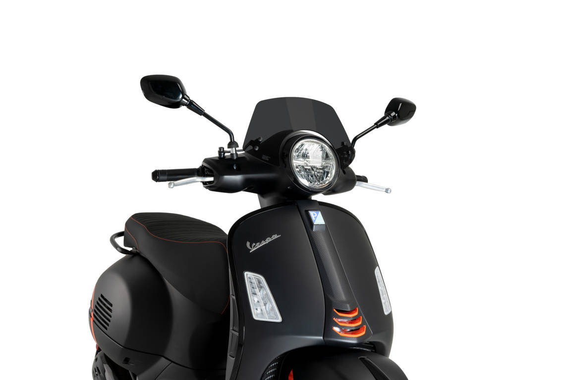 Carenabris Puig Sport Gts para Vespa GTS 1 Cúpula Puig Sport gts en color ahumado oscuro. Ref: 21768f