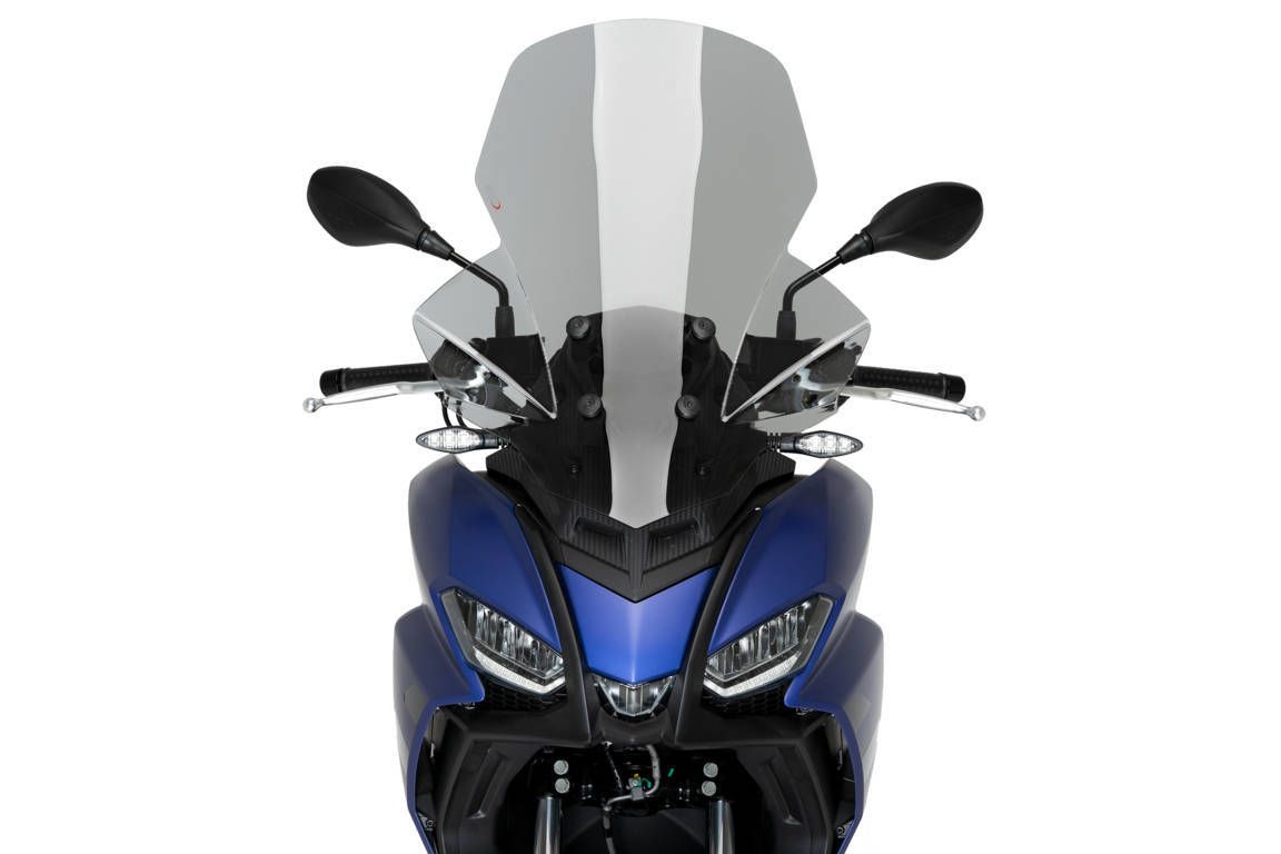 Pantalla Puig V Tech Line para Aprilia SR GT 125 2 Imagen frontal de la pantalla V tech Line de Puig para la Aprilia sr gt 125