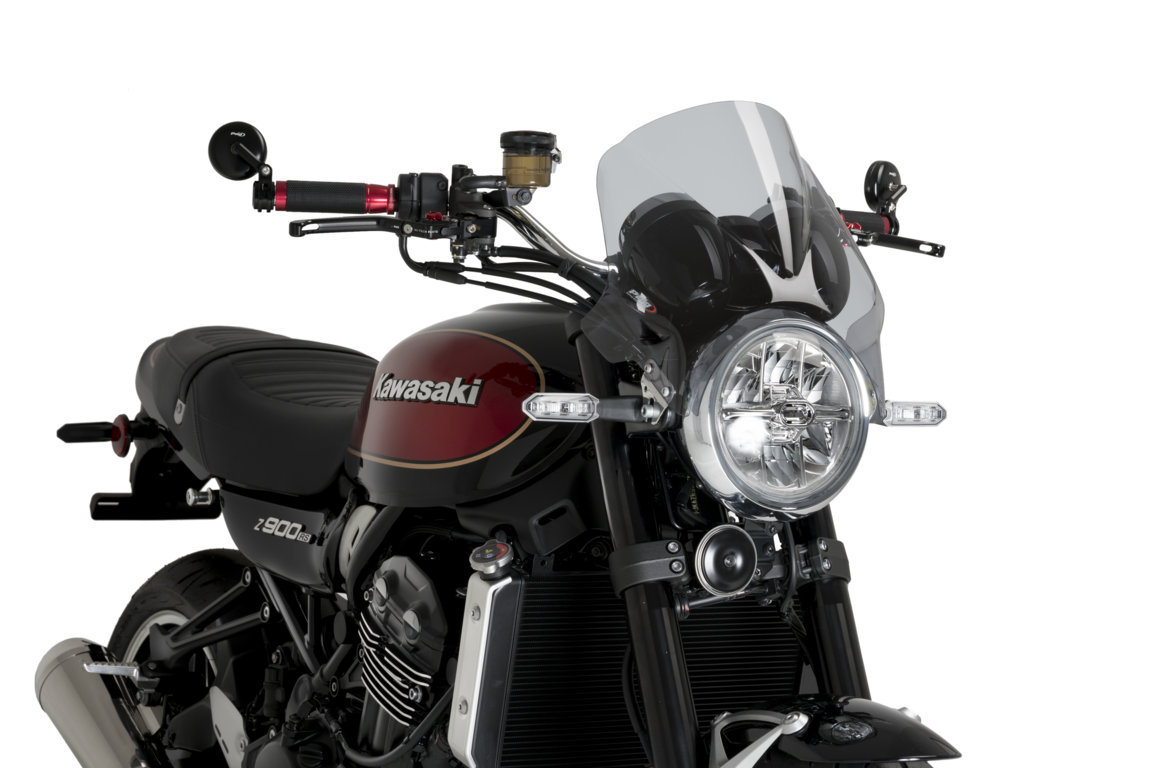 Carenabis Puig Windy para Kawasaki Z 900 RS 1 cúpula Puig Windy en color ahumado para kawasaki z 900 rs. Ref.21351W