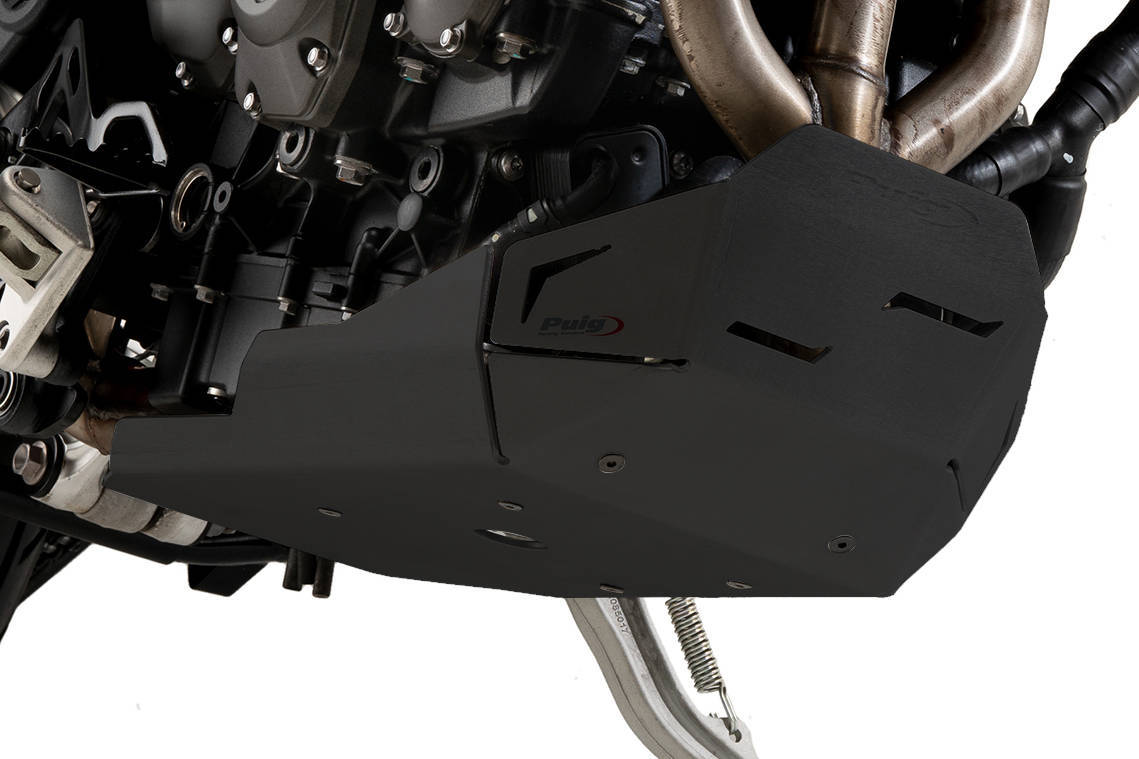 Protector de cárter Puig para la Triumph Tiger 900 1 Cubre cárter Puig para la Triumph Tiger 900 de color negro.Ref: 21577N
