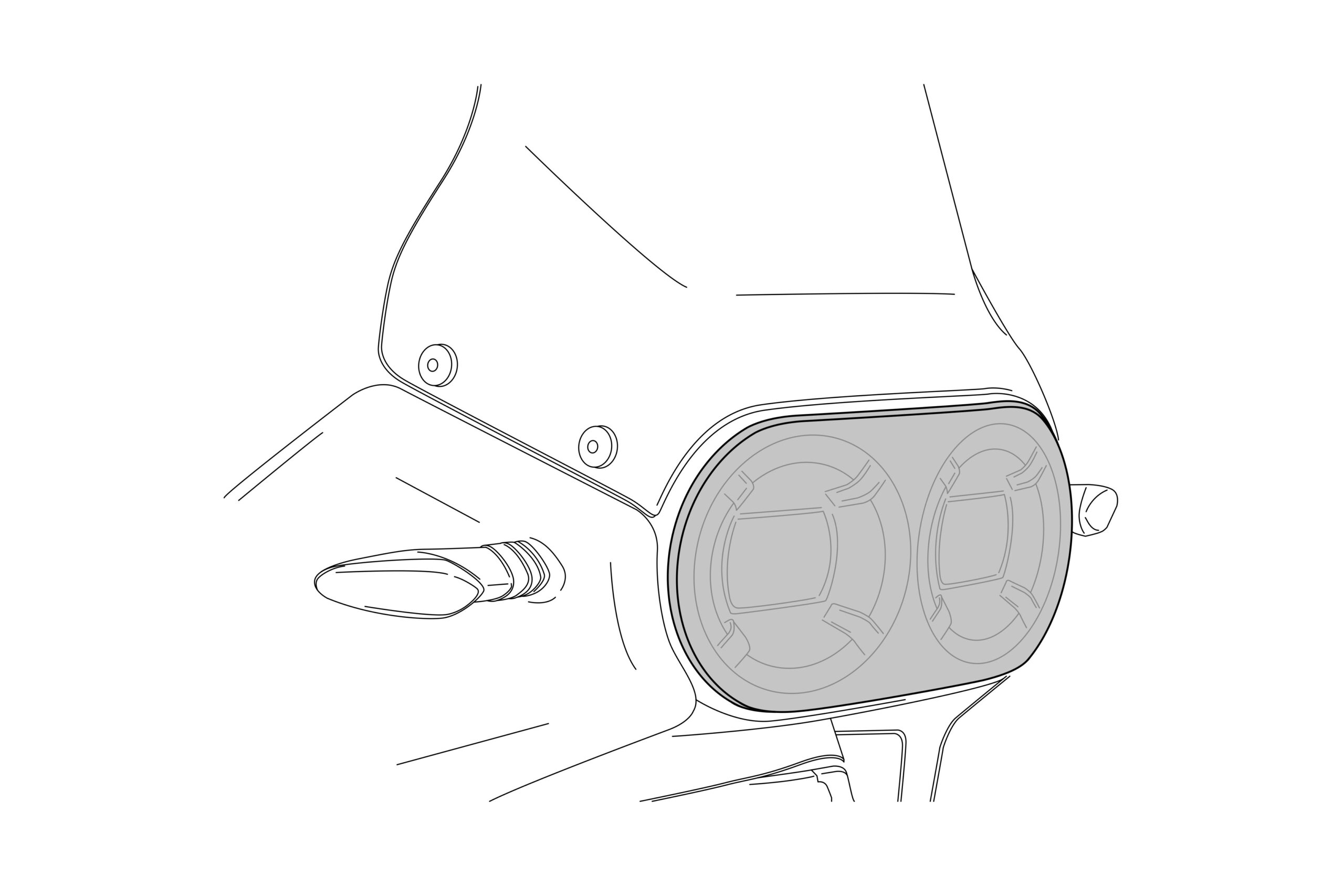 Puig Protector de faro Adhere para la BMW F 900 GS 1 Protector de faro Adhere Puig para la bmw F 900 GS. Ref: 22081W