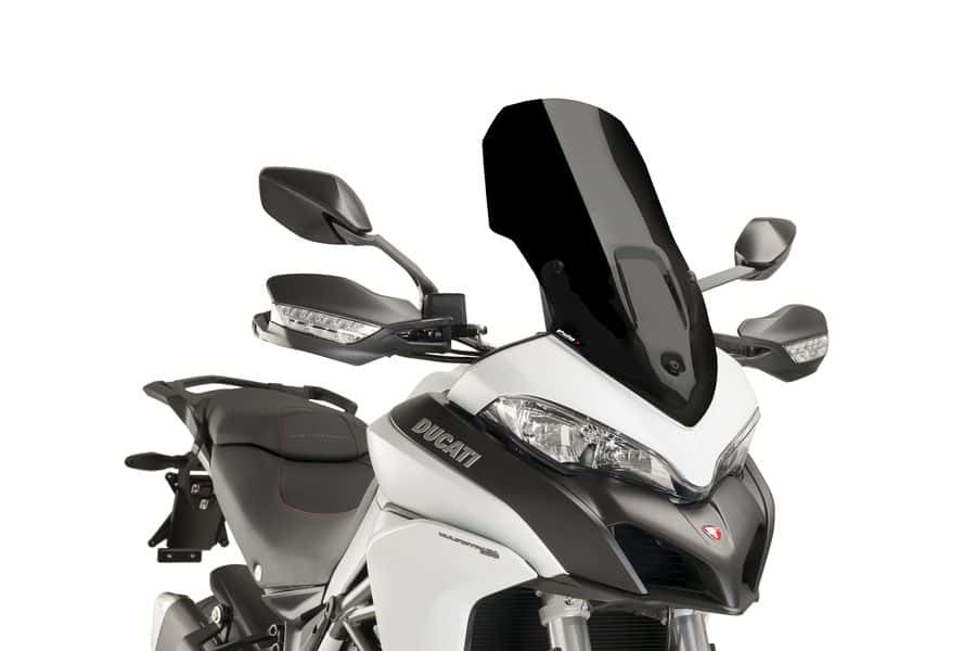 Motoplastic Puig Cúpula Touring para Ducati MultiStrada 950 2023 1 Cúpula Puig Touring en color negro para Ducati Multistrada 950. Ref. 7623 N