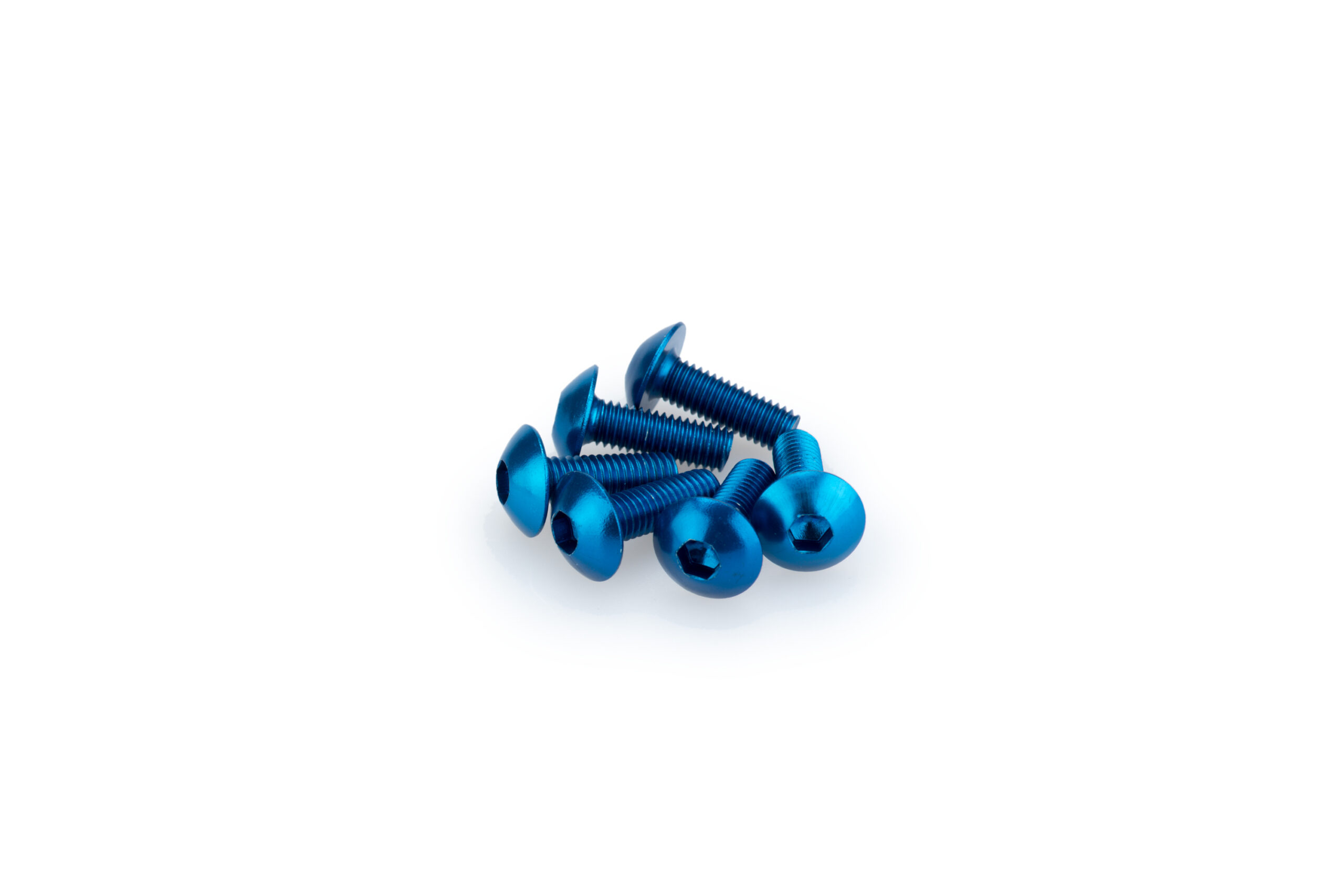 bLISTER 6 TORNILLOS EN AZUL. Ref: 0543 A