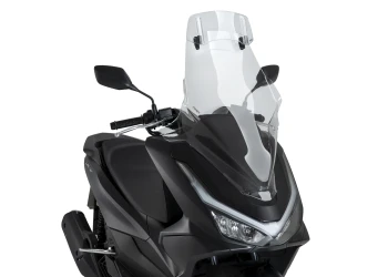 Parabrisas Puig V-Tech Line Touring con visera para Honda PCX 125 1 Parabrisas Puig V-Tech line Touring en color transparente para Honda PCX 125